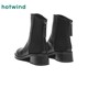 Hot Winter Textured Short Boots Fashion Thick Heel Women's Boots