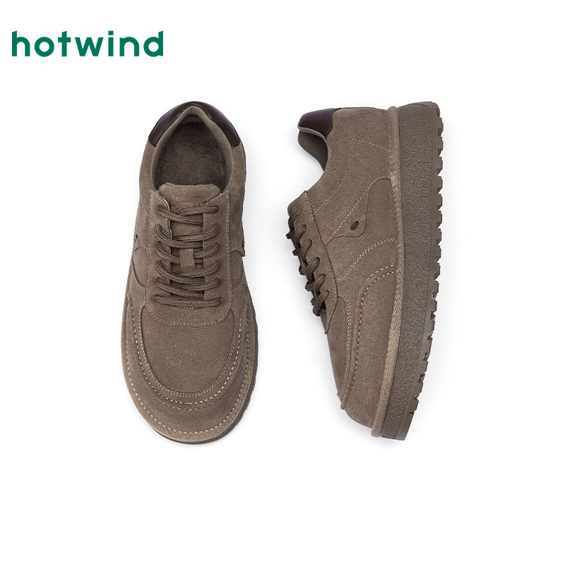 热风男鞋2025年冬季新款男士厚底加绒保暖棉鞋百搭运动休闲鞋子,淘宝优惠券,粉丝福利购,淘宝优惠卷