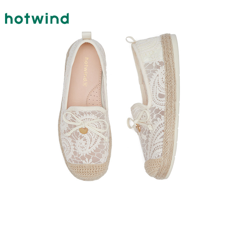 热风平底渔夫鞋女款2026年春季新款网面透气懒人鞋百搭日常单鞋,淘宝优惠券,粉丝福利购,淘宝优惠卷