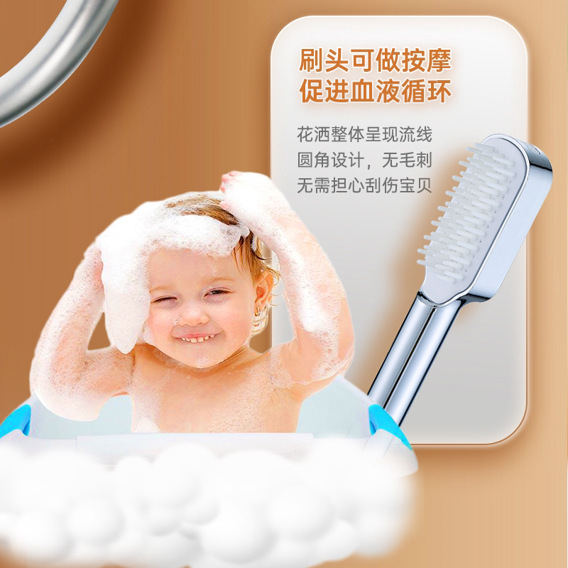 欧联花洒淋浴器龙头手喷花洒喷头简易明装家用洗澡花洒防爆增压