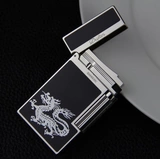 Мужская медная высококлассная зажигалка с боковым колесиком, Франция, подарок на день рождения