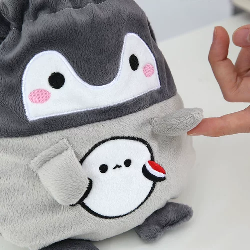 Polaroid, японский мультяшный мешочек, милая льняная сумка, мобильный телефон, сумка для хранения