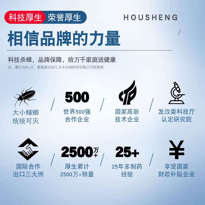 厚生蟑螂药非无毒家用全窝杀蟑胶饵剂绝杀饭店强力贴屋灭除正品端