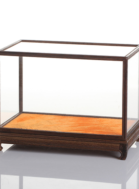 鸡翅木玻璃罩摆件展示罩佛像宝笼