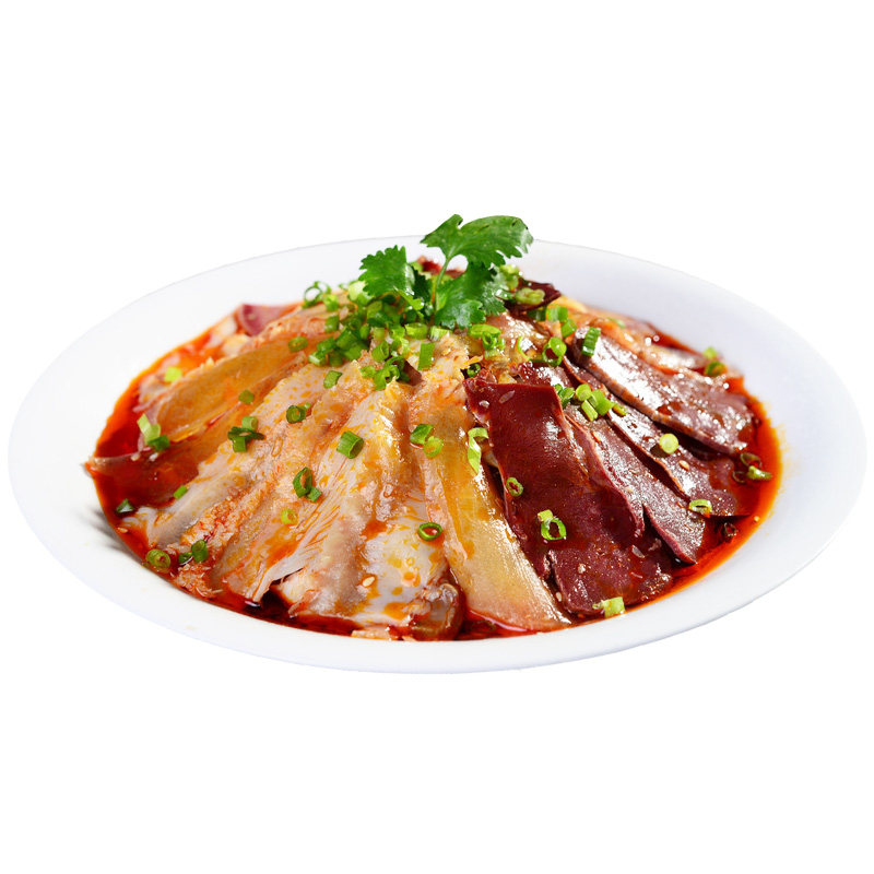 四川春之源夫妻肺片230g麻辣凉拌菜酒店熟食红油香辣牛杂肉肚心舌_虎窝淘