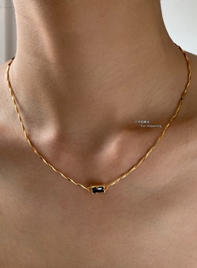 爱心吊坠法式轻奢项链锁骨链
