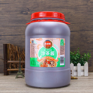 凤球唛沙茶酱6kg 商用大桶装火锅烤肉底料炸酱拌面下饭调味料蘸酱