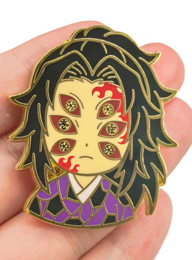 鬼灭之刃胸针 卡通动漫金属徽章炭治郎同人周边衣服包包配饰pins