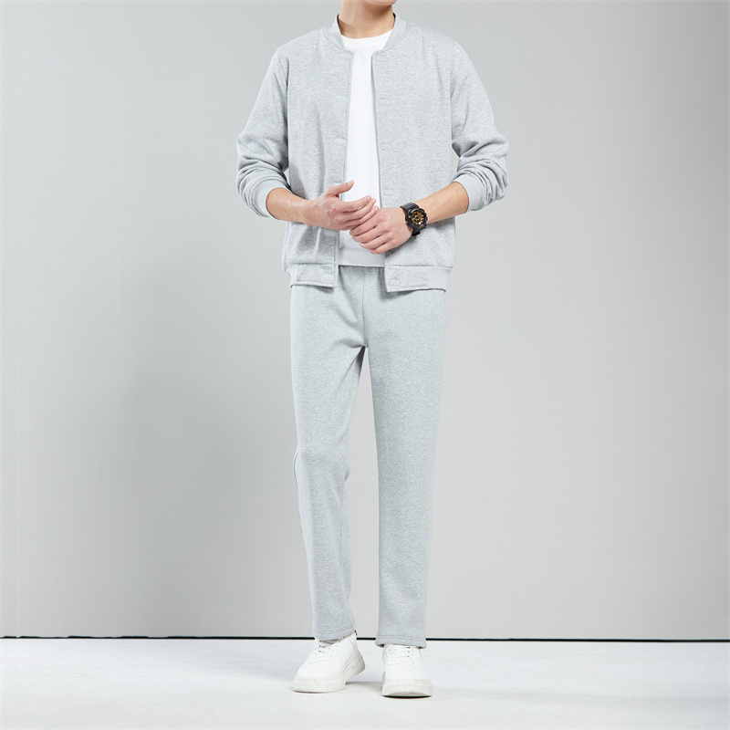 看守所衣物男春秋季外套上衣开衫套装无金属服刑人员专用服装衣服 - 图2