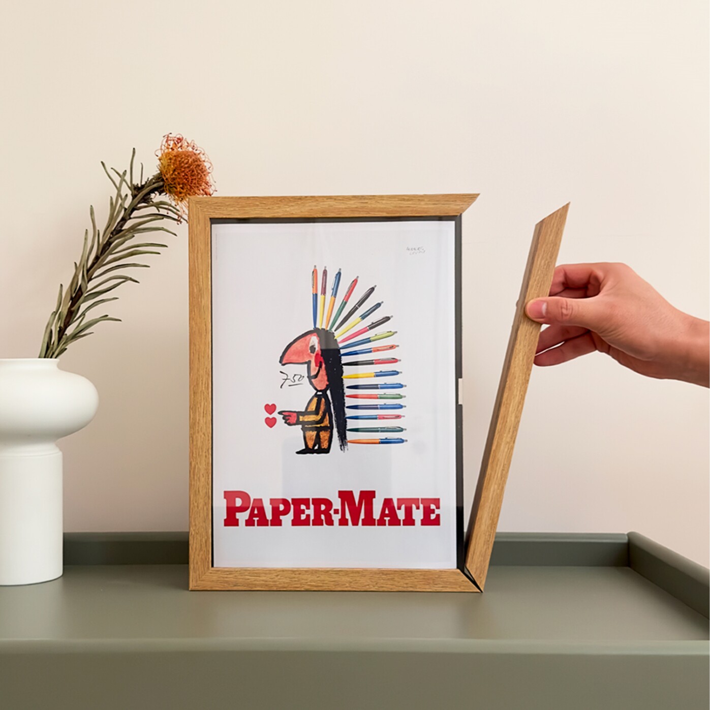 快拆磁吸A4儿童画框收纳展示一体儿童画奖状装裱8K活动盖A3相框