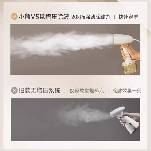 小熊手持挂烫机熨烫机家用小型新款蒸汽熨斗烫衣服便携旅行宿舍 - 图1