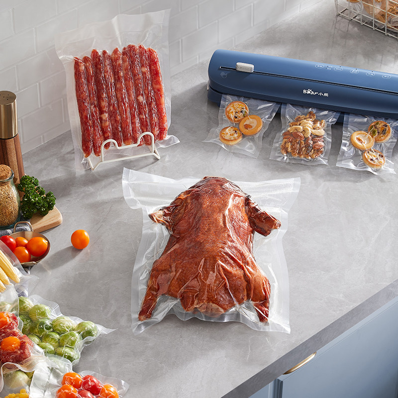 小熊加厚透明一次性塑封密封袋分装包装封口机专用可抽真空封口袋,淘宝优惠券,粉丝福利购,淘宝优惠卷