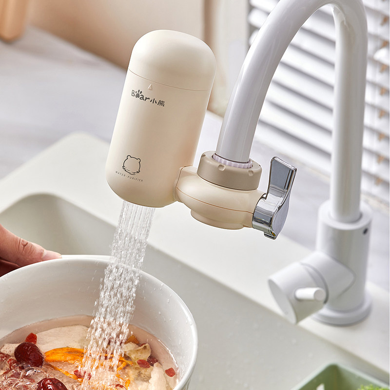 小熊净水器水龙头净化厨房家用除氯 小熊生活电器净水器
