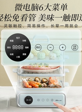 小熊电蒸锅多功能家用蒸煮一体