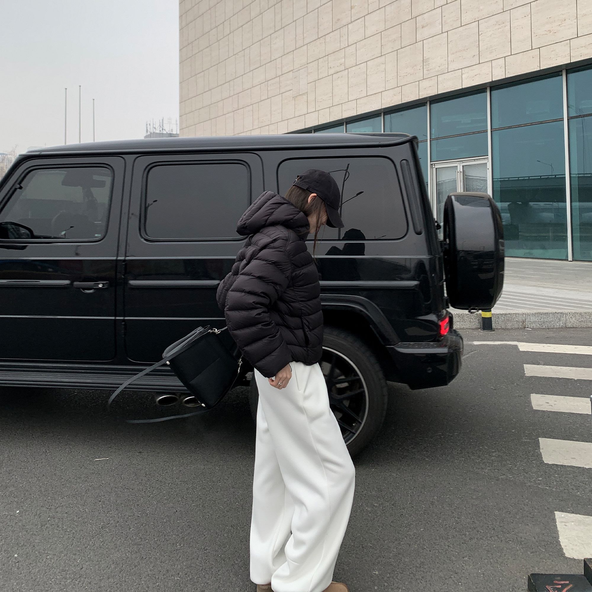 Middletone | 口碑裤王！chao暖430克加绒宽松阔腿裤女休闲长裤,淘宝优惠券,粉丝福利购,淘宝优惠卷