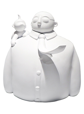 卡通人物雕塑小猴子摆件样板房间售楼部博古架玄关桌面电视柜摆件