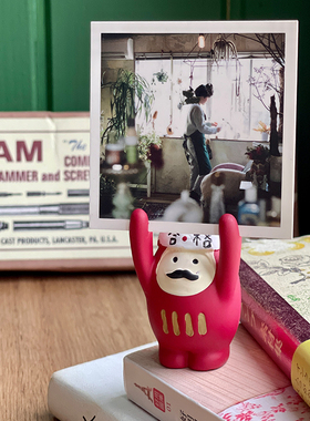 日式风杂货猫咪新婚便签夹名片座