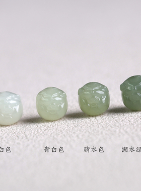 天然和田玉生肖猪红手链