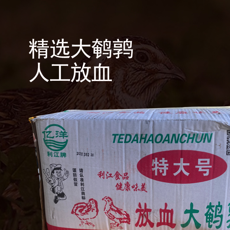 放血鹌鹑肉去内脏新鲜冷冻白条鹌鹑肉油炸烧烤炖汤10只起多省包邮 - 图2