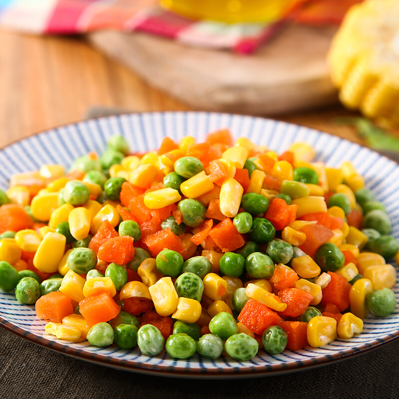 商用速冻蔬菜什锦菜饭三色菜甜玉米胡萝卜青豆粒2500g食用果蔬,淘宝优惠券,粉丝福利购,淘宝优惠卷