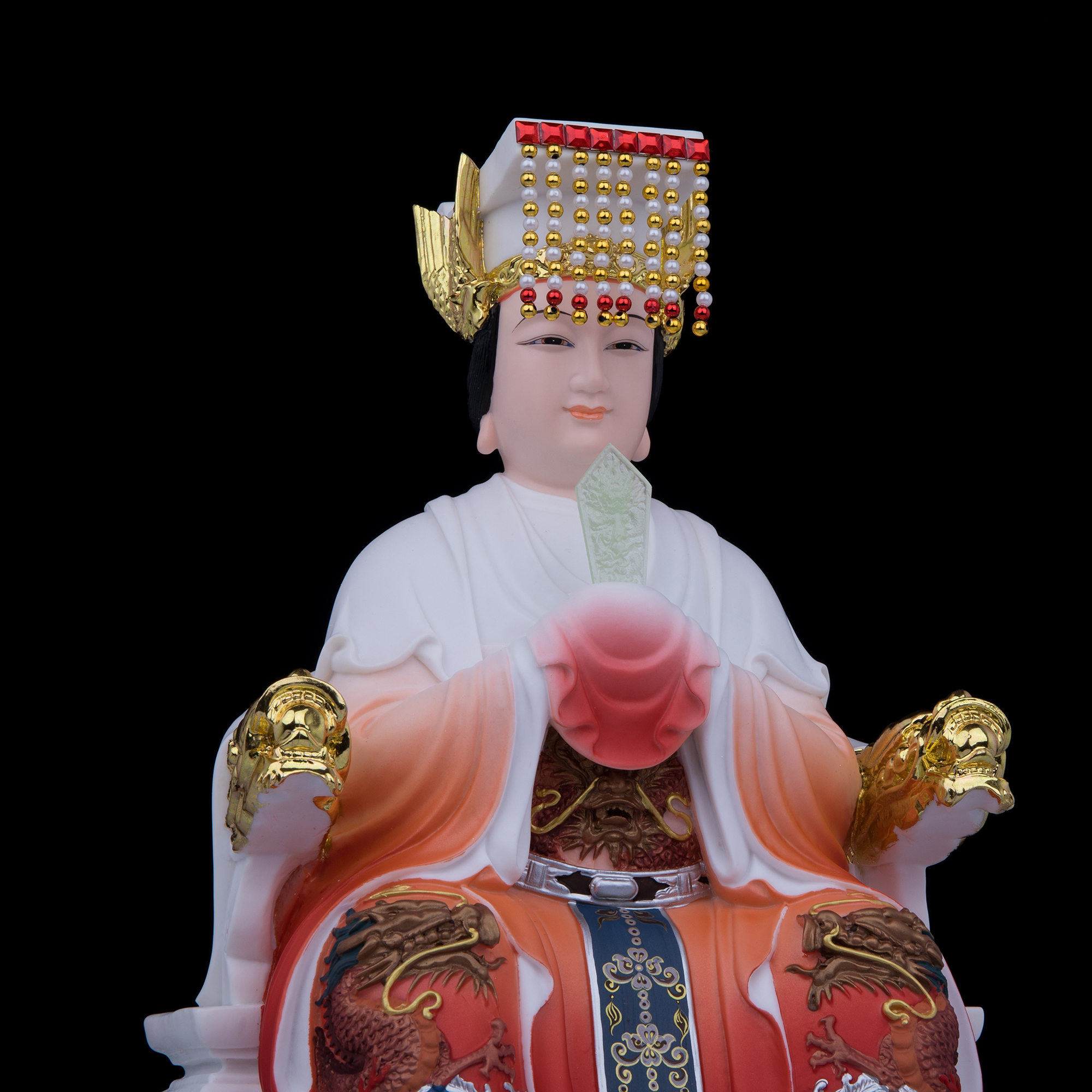 艺瓷天上圣母湄洲岛妈祖娘娘神像天后娘娘海神妈祖像居家供奉摆件-图0