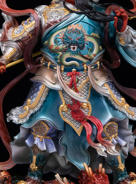 康盛黄铜供奉摆件中式关帝圣君像