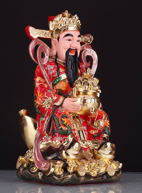 佛像供奉树脂摆件武财神