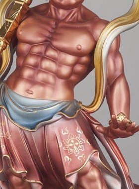 康盛树脂供奉摆件哼哈二将神像