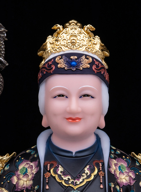 四大家族胡三黄三黑老太神像摆件