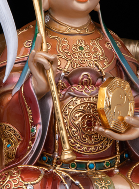 康盛黄铜供奉摆件中式地母娘娘像