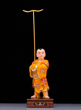 10寸五方童子神像 灵童子 五方灵童 法事法会 树脂彩绘一套价