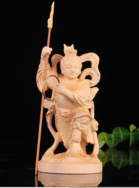 哪吒神像中坛元帅车载小摆件