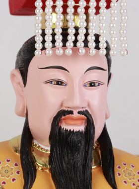 神像树脂彩绘供奉居家摆件