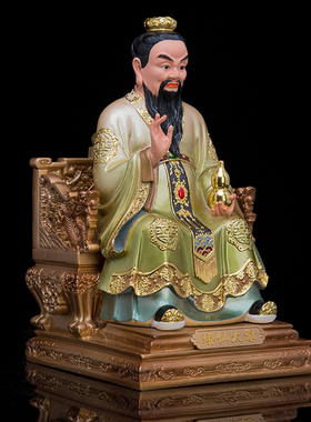 树脂彩绘四大家族蟒太爷太奶神像