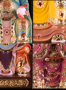 六十甲子太岁神像供奉摆件