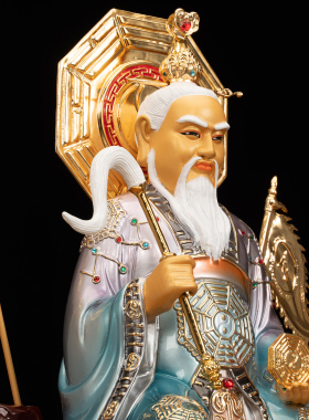 康盛铜居家供奉摆件鸿钧老祖