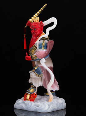 神像供奉摆件王天君汉白玉