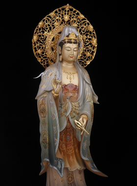 纯铜阿弥陀佛观世音大势至工艺品