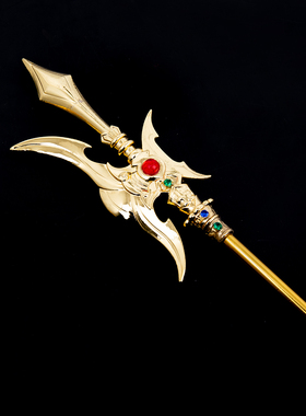 康盛法器摆件中式方天画戟战斧