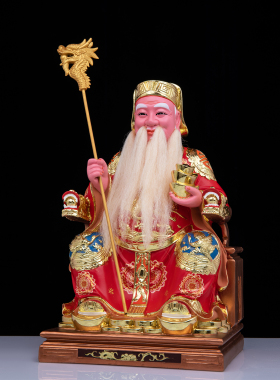 树脂土地公神像大伯公.供奉摆件