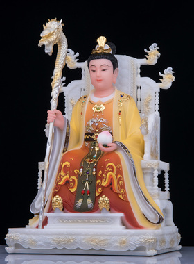 汉白玉王母玉帝神像客厅工艺摆件