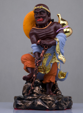 树脂十不全神像中式客厅工艺摆件