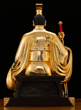 台湾神农氏人文始祖风铜像