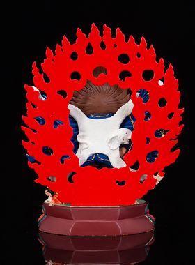 纯铜彩绘密宗菩萨大威德金刚