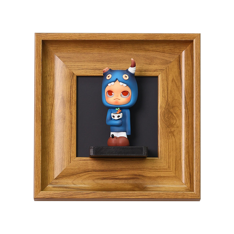 盲盒相框收纳单个展示架磁吸挂墙小野泡泡玛特造景diy装裱壁挂式,淘宝优惠券,粉丝福利购,淘宝优惠卷