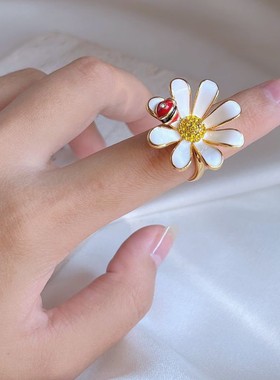 新款网红小众通勤简约珐琅白色