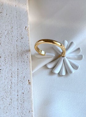 夏季时尚潮流简约通勤开口戒指