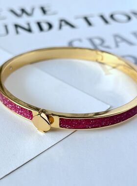 时尚女式金属珐琅釉镶嵌手镯