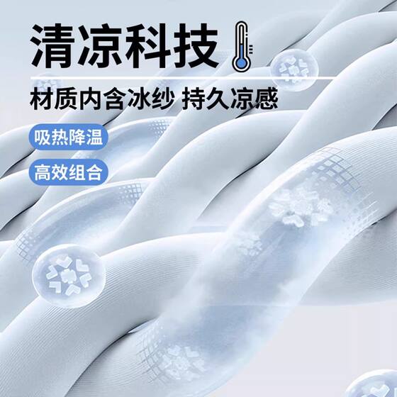 Refreshing ice silk cushion