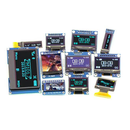 0.96寸OLED显示屏模块SPI 0.91 1.3 12864液晶彩屏幕4针6 ssd1306 - 图2